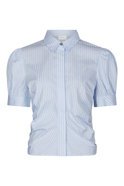 Frannie Soft Stripe Shirt Light Blue - 169738 Thumbnail