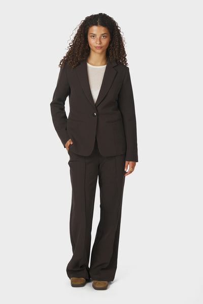 Sury Suit Pants Dark brown - 165815 Thumbnail