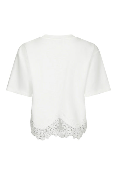 Iria Lace Tee White - 170063 Thumbnail