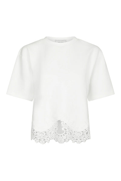 Iria Lace Tee White - 170063 Thumbnail