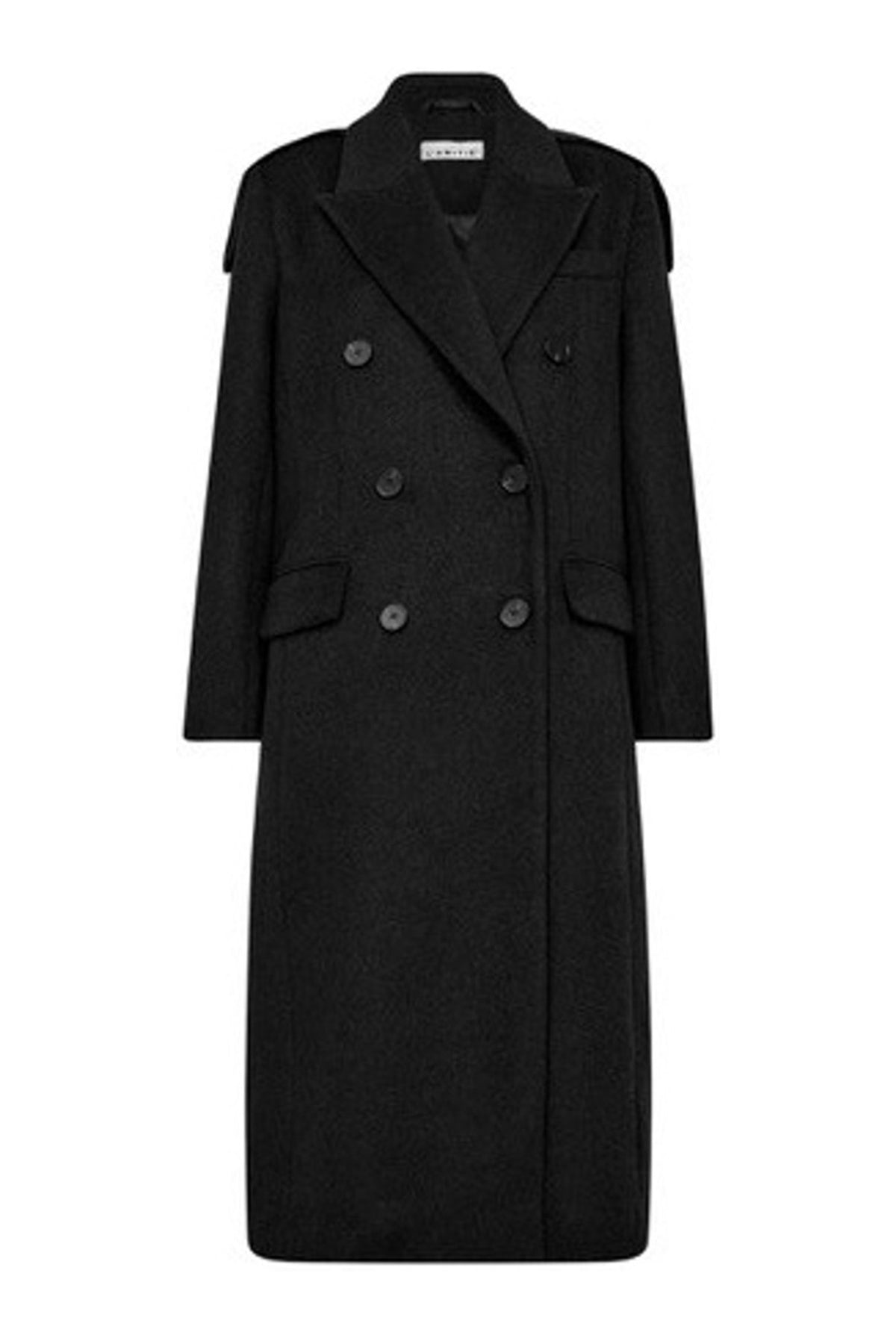 Lida Tailor Wool Coat Black - HL10204