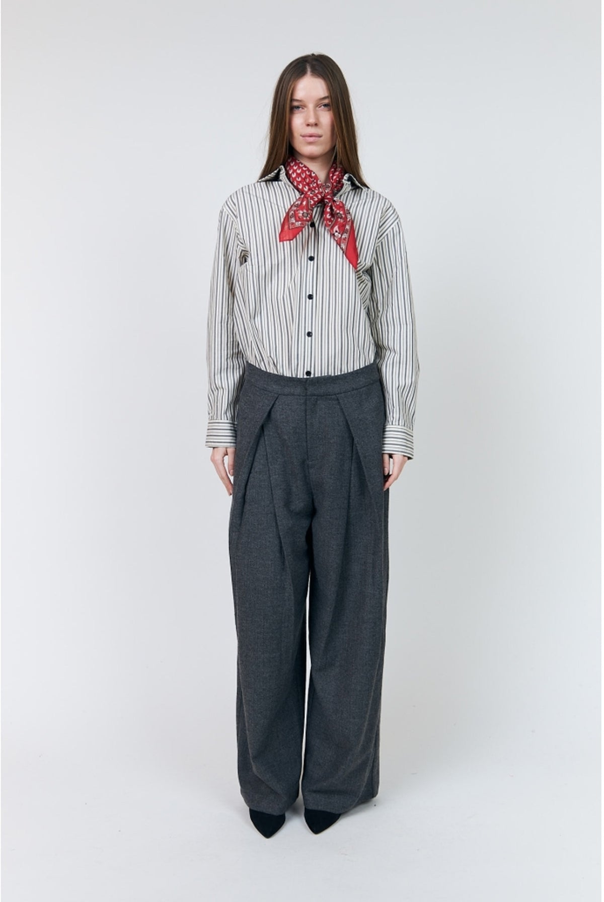 ZolaLL Pants 15 Dark Grey Melange - 26464-2019