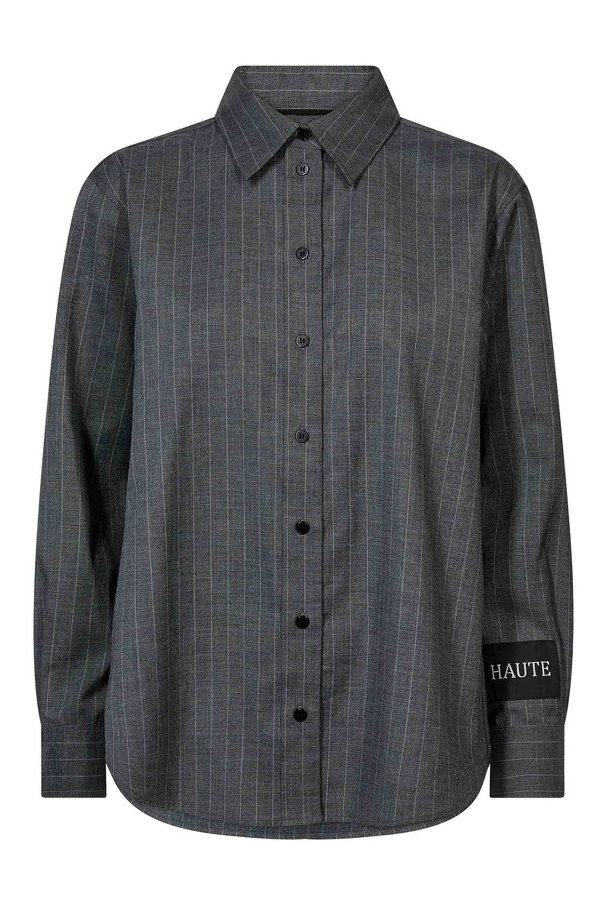 Tailor Pin Shirt Antracit - HL10997