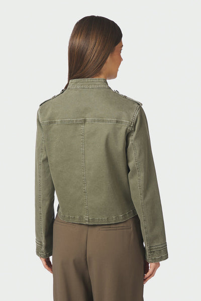 Sivena Denim Jacket ARMY - 169610 Thumbnail