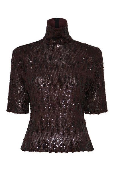 RoystoneaBBTita blouse Burgundy - BBW5337 Thumbnail