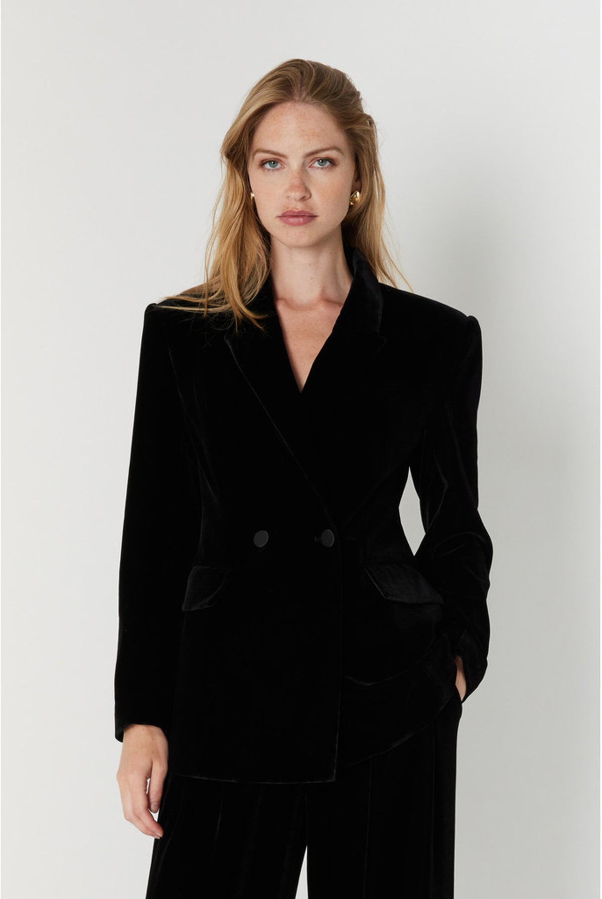 VelvetBBTuxi blazer Black - BBW5320