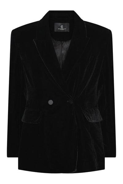 VelvetBBTuxi blazer Black - BBW5320 Thumbnail