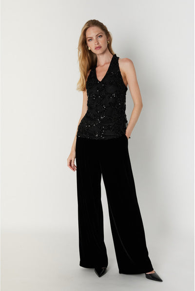 VelvetBBVala pants Black - BBW5322 Thumbnail