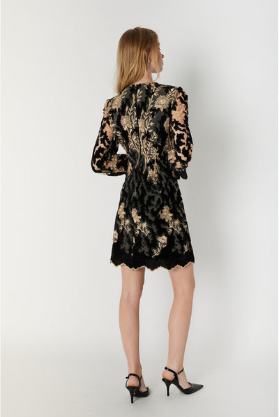 HydriaBBKela dress Black / Gold - BBW5239 Thumbnail
