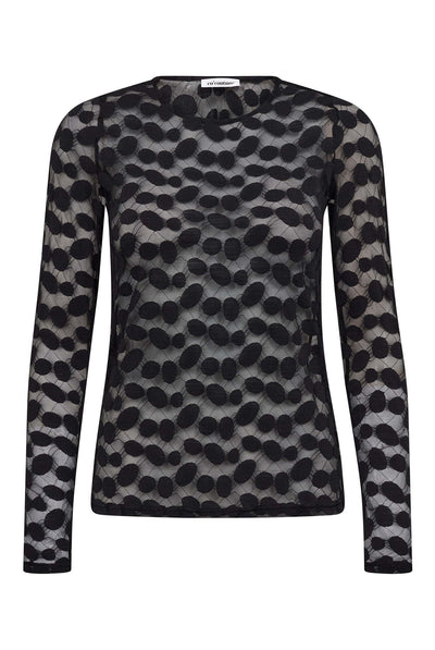 PenolaCC O-Neck Blouse 65001-Black - 500266 Thumbnail