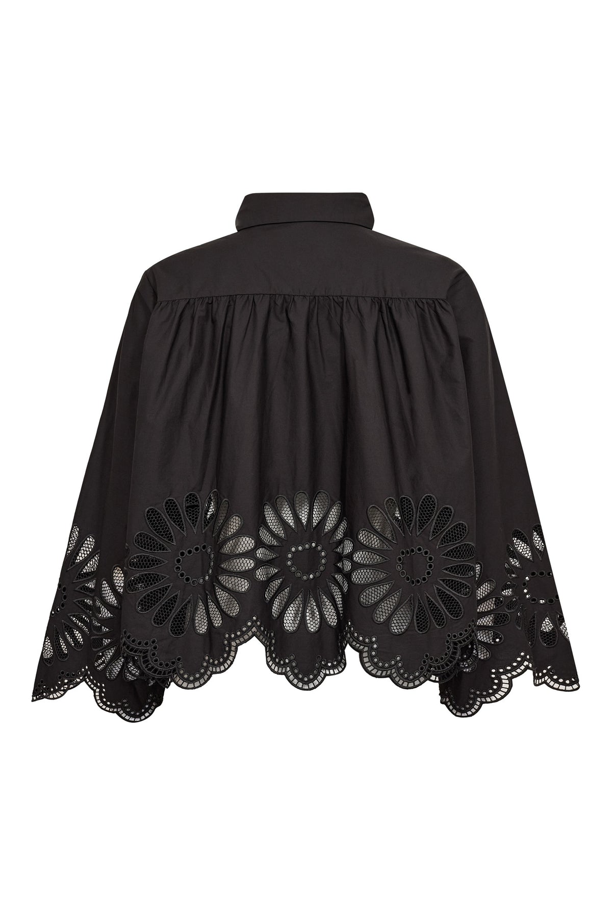 MeliseCC Emb. LS Shirt 65001-Black - 500281