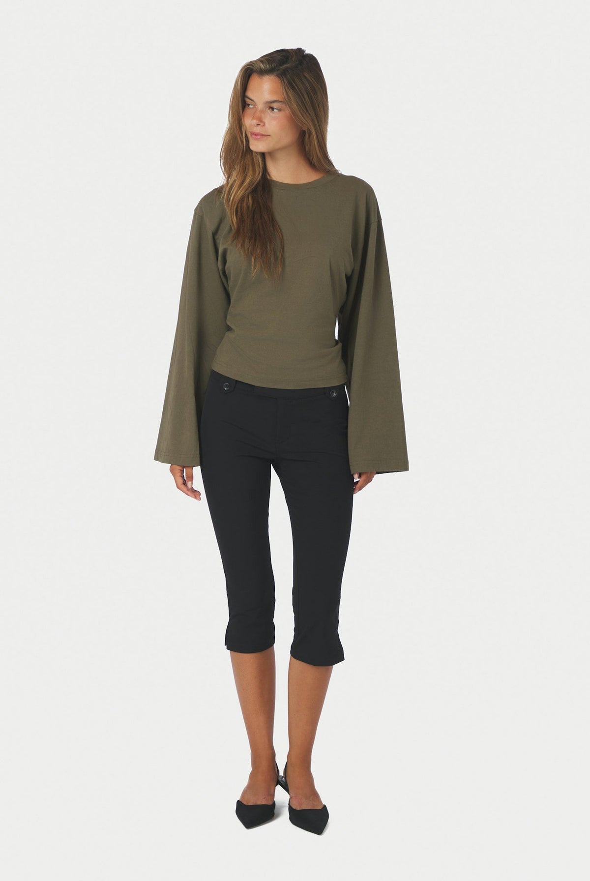 Shawnee Capri Stretch Pants Black - 171254