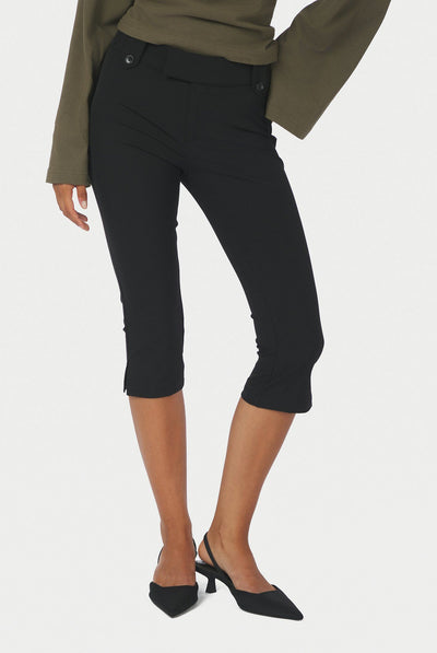 Shawnee Capri Stretch Pants Black - 171254 Thumbnail