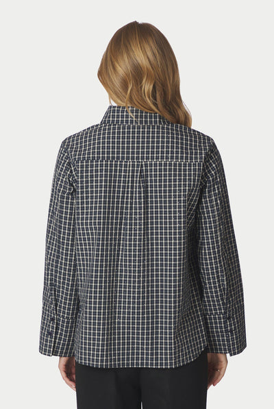 Drew Check Bedaz Shirt DARK BLUE - 170198 Thumbnail