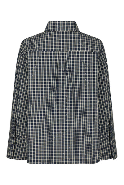Drew Check Bedaz Shirt DARK BLUE - 170198 Thumbnail