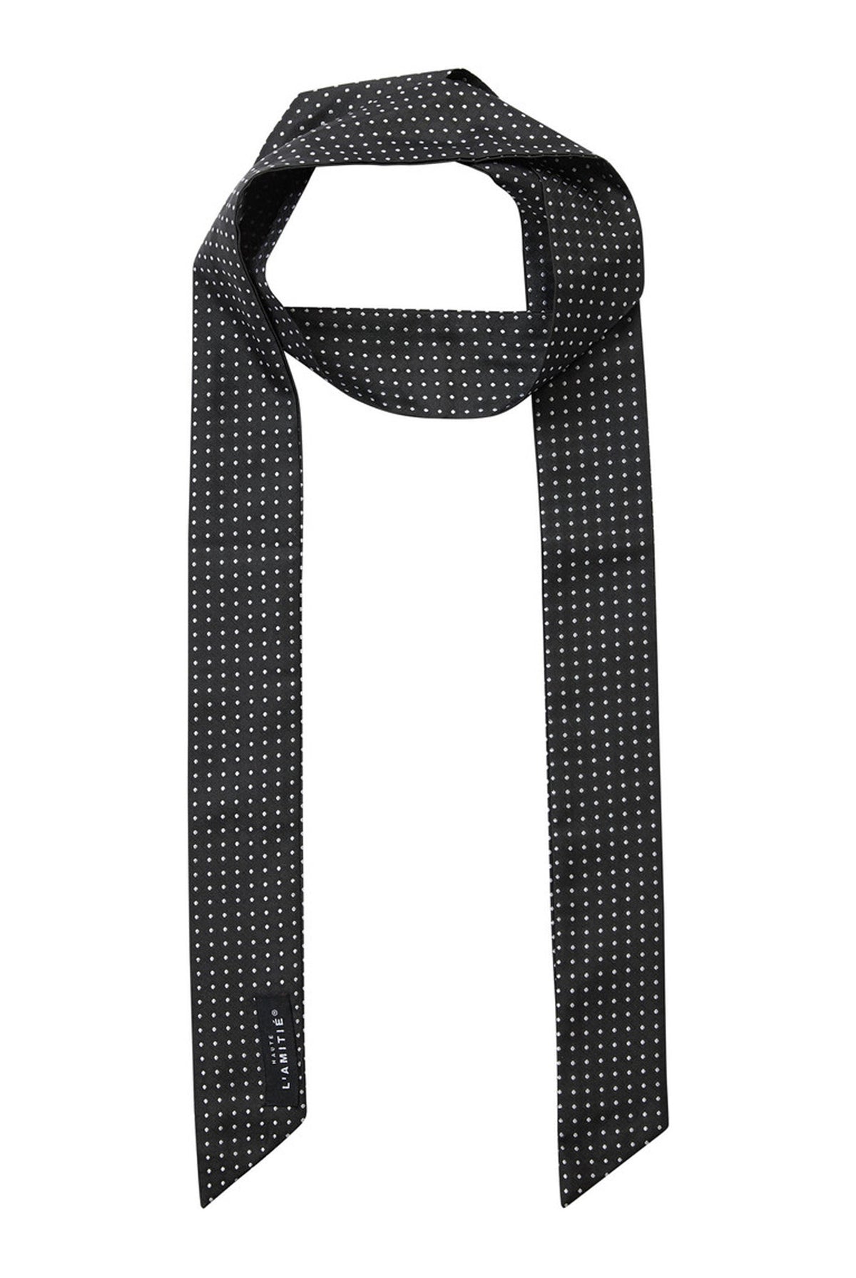 Rhomb Tie Scarf Black - HL10913
