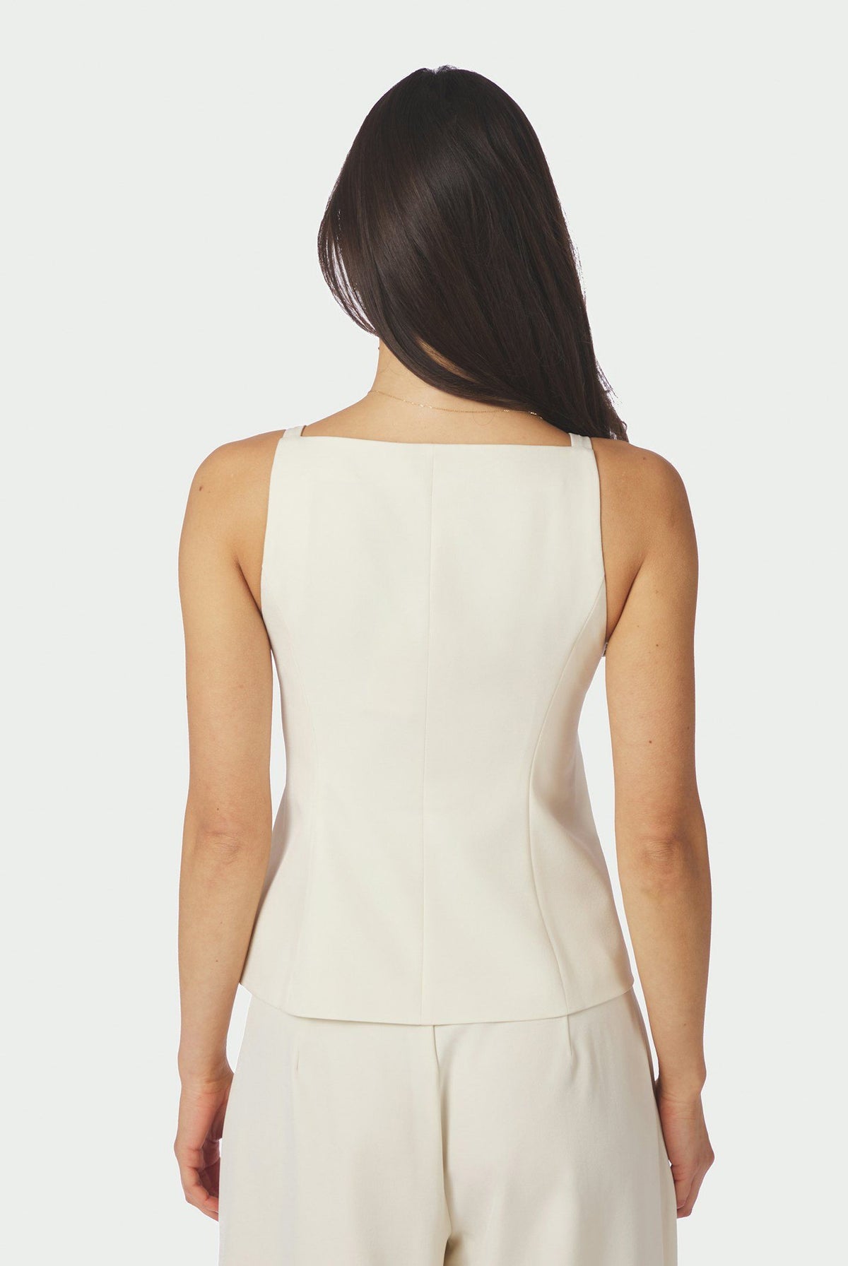 Kylie Structure Waistcoat OFF WHITE - 161620