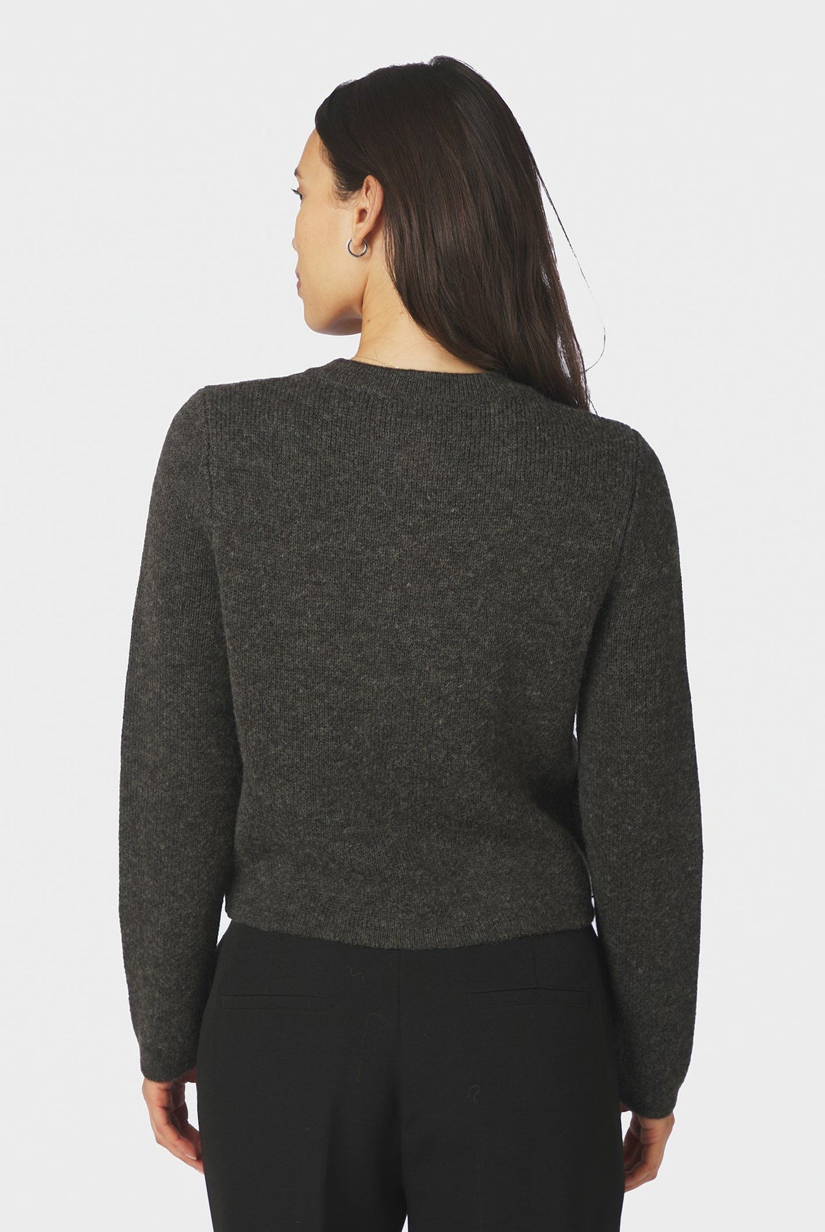 Elbie Knit Cardigan Antracit - 162966