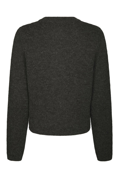 Elbie Knit Cardigan Antracit - 162966 Thumbnail
