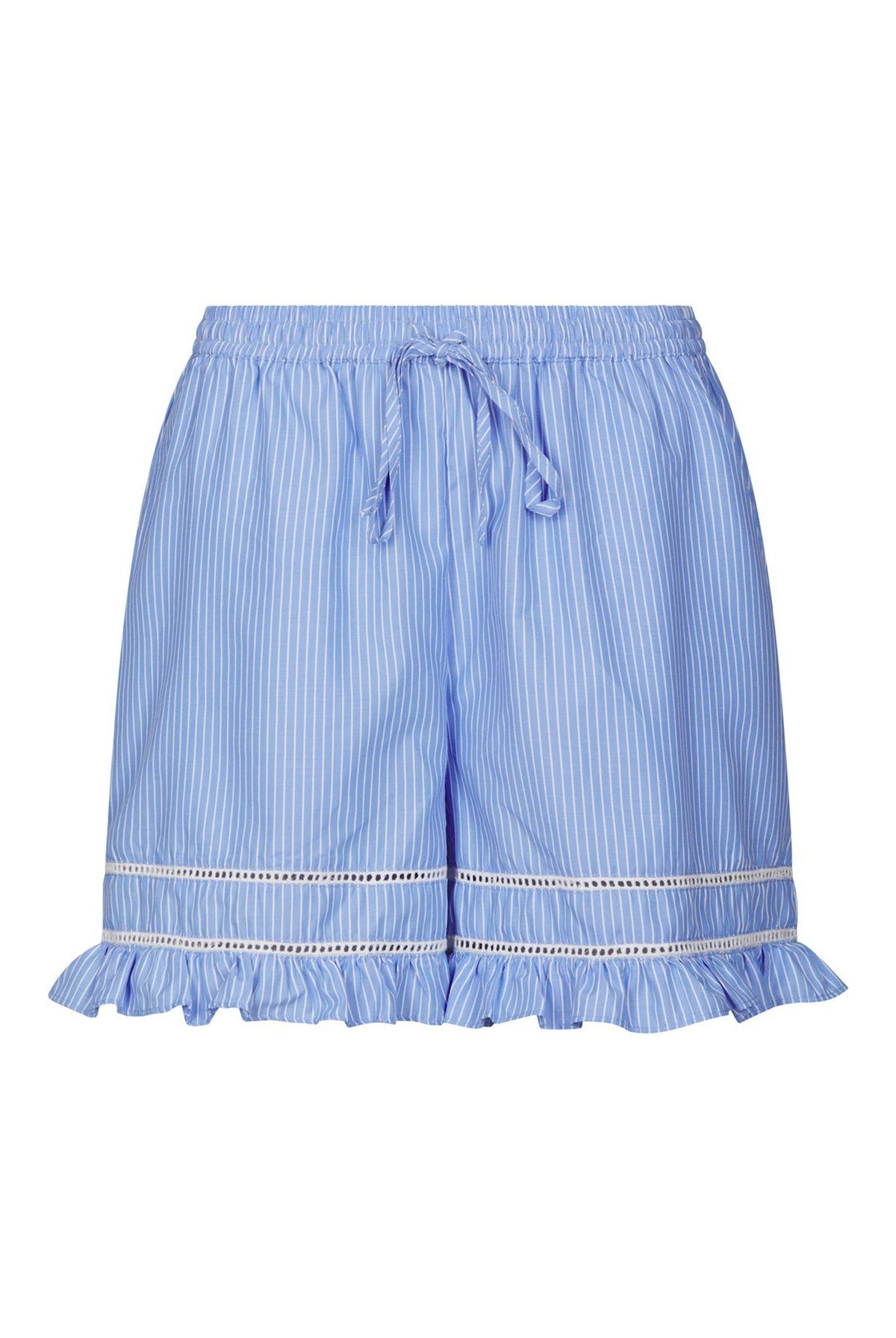 Amansa Stripe Shorts Light Blue - 169347