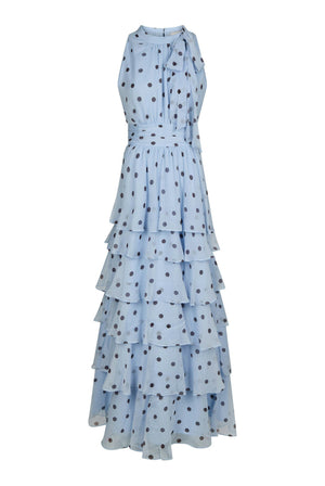 Marli Big Dot Dress Light Blue - 167758