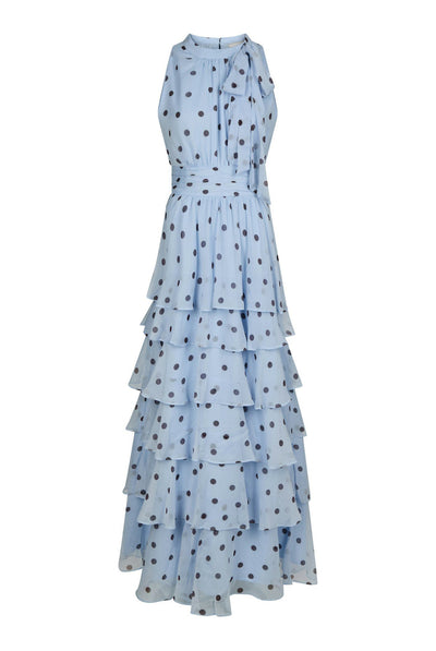Marli Big Dot Dress Light Blue - 167758 Thumbnail
