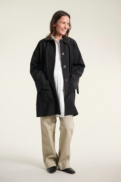 Tanoshi oversize jakke Black - 261-2465-5625 Thumbnail