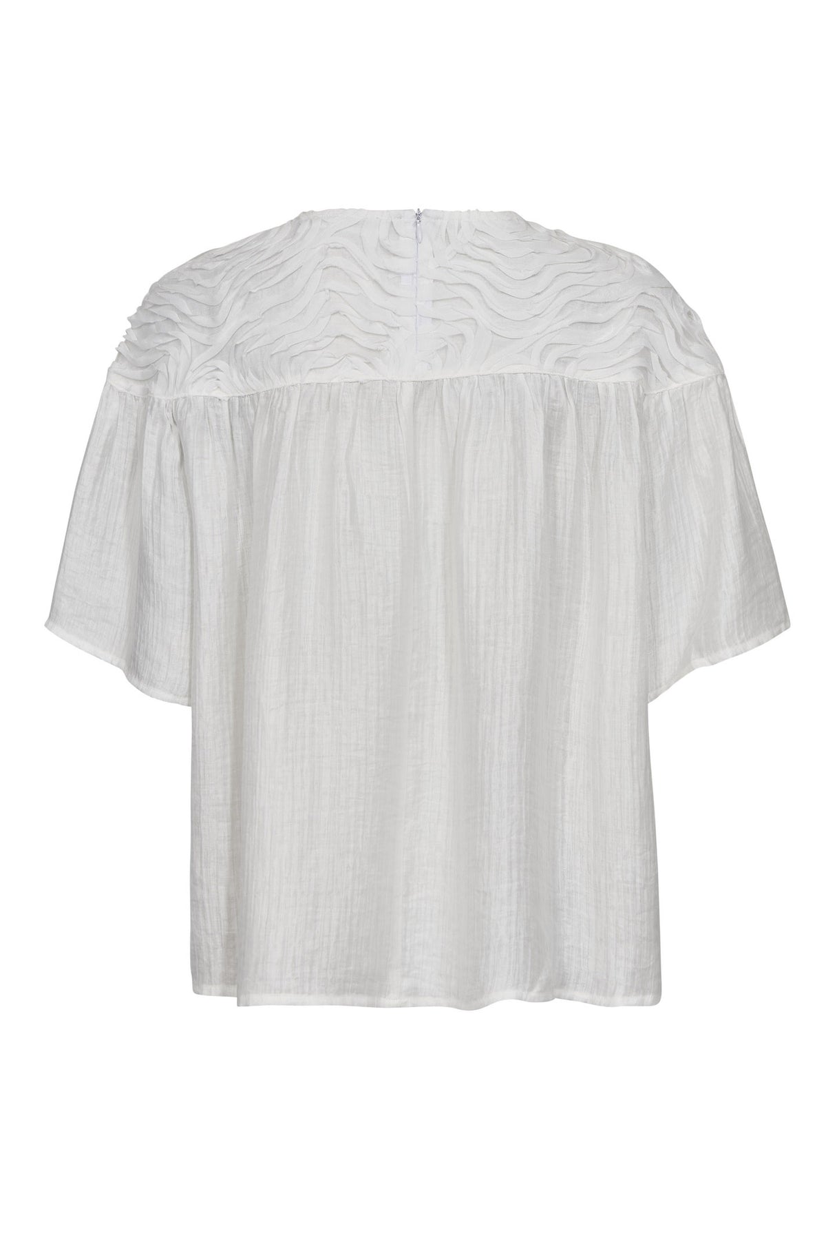 TassyCC Flower SS Blouse 4000-White - 45072