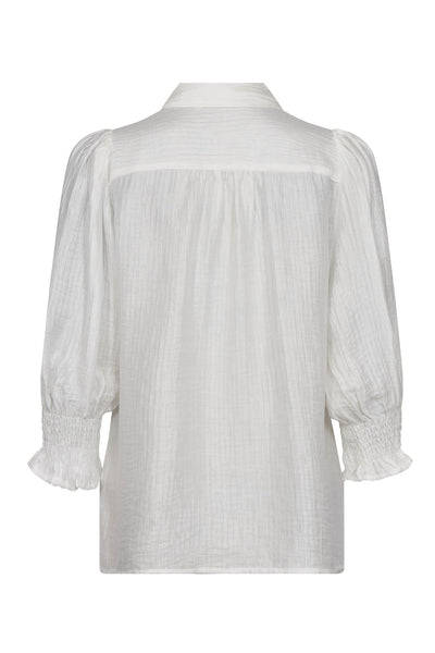 TassyCC Lace SS Shirt 4000-White - 45073 Thumbnail