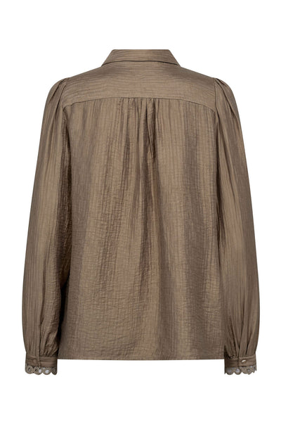 TassyCC Lace Shirt 2006-Taupe - 45014 Thumbnail