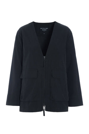 Tazuke jakke med lynlås Black - 266-2492-5939