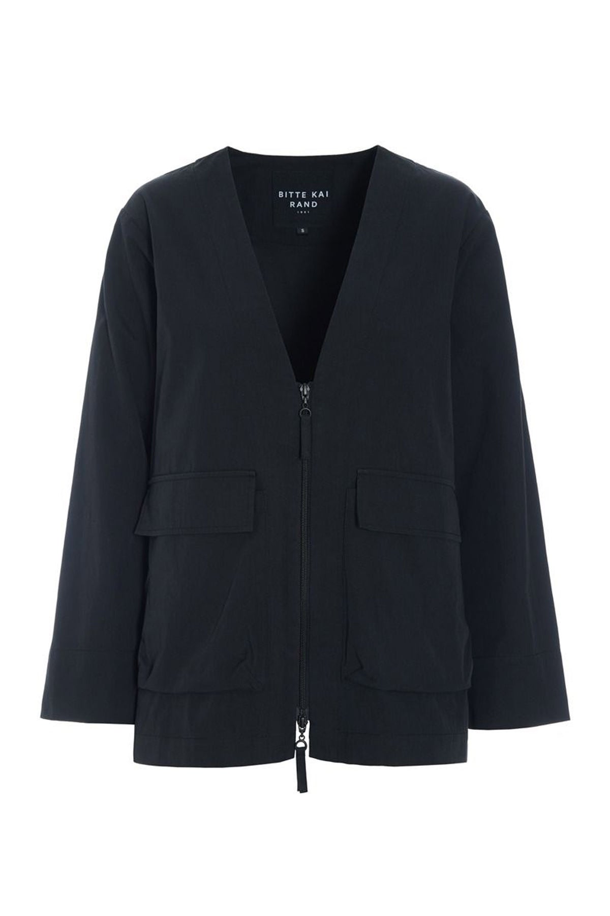 Tazuke jakke med lynlås Black - 266-2492-5939