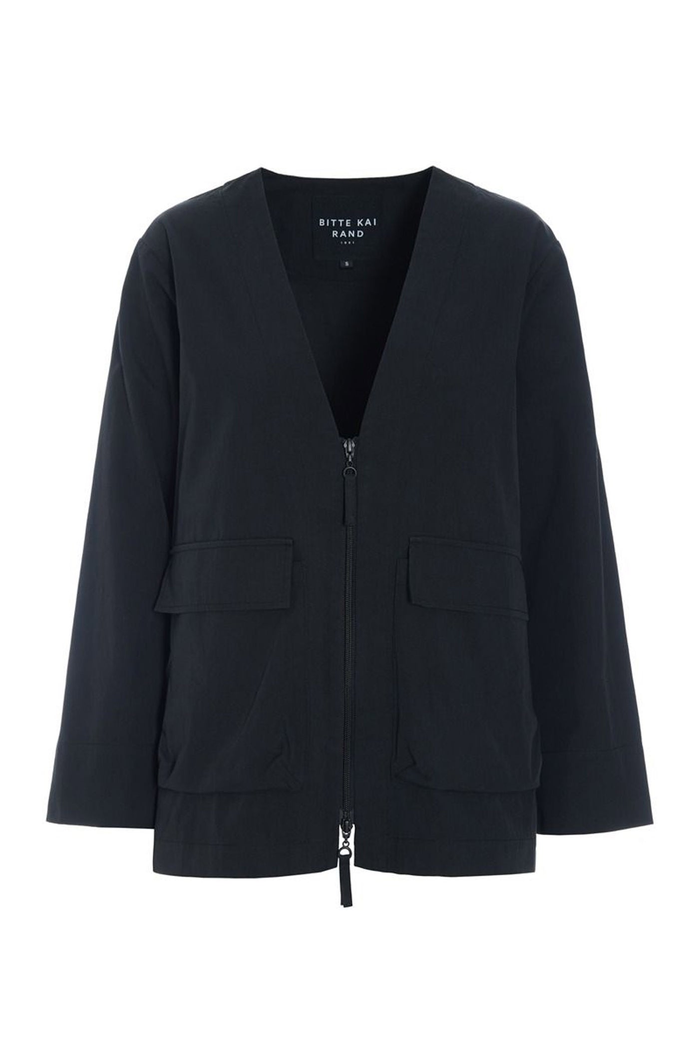 Tazuke jakke med lynlås Black - 266-2492-5939