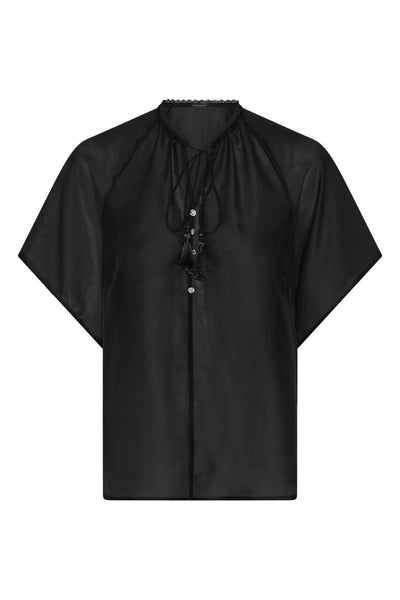 TelleaBBKarlya blouse Black - BBW5008 Thumbnail