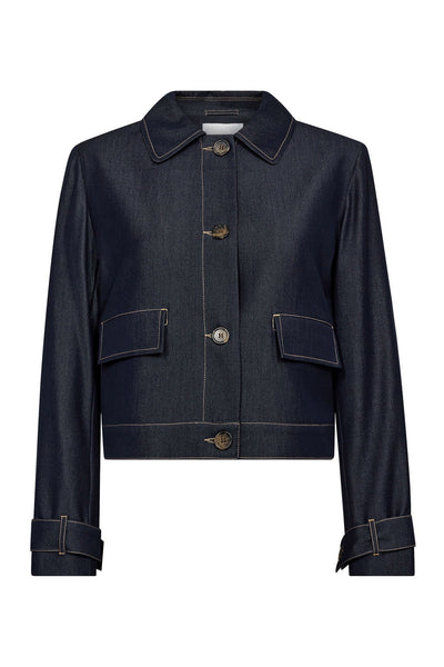 TerryCC Denim Jacket 575-Navy Denim - 30325 Thumbnail