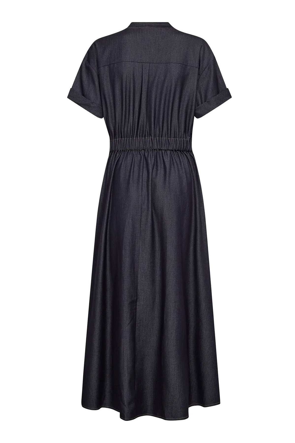 TerryCC Wrap SS  Dress 40007-Navy - 500423