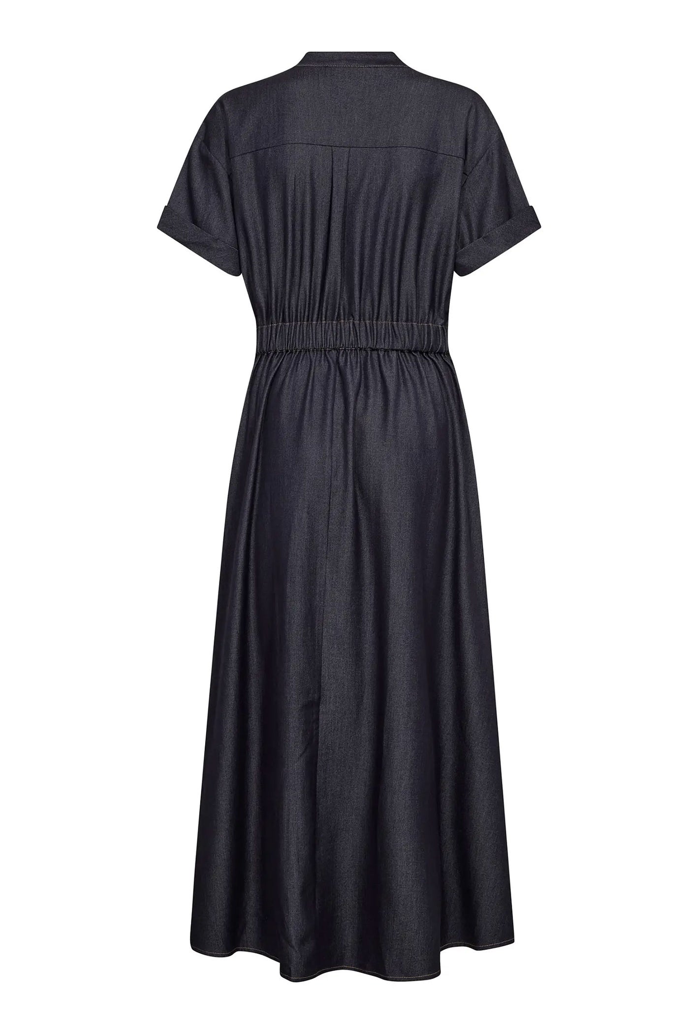 TerryCC Wrap SS  Dress 40007-Navy - 500423