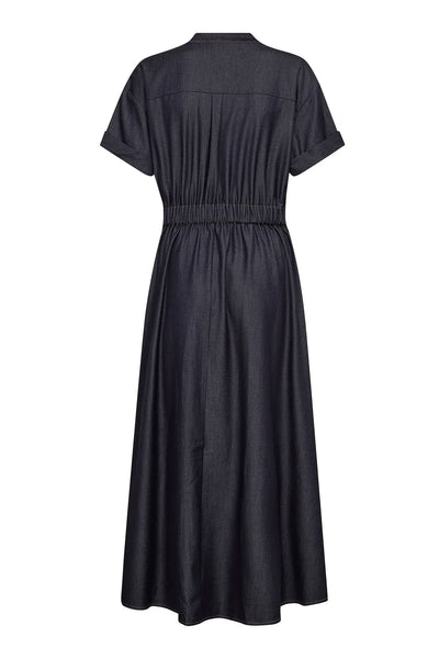 TerryCC Wrap SS  Dress 40007-Navy - 500423 Thumbnail