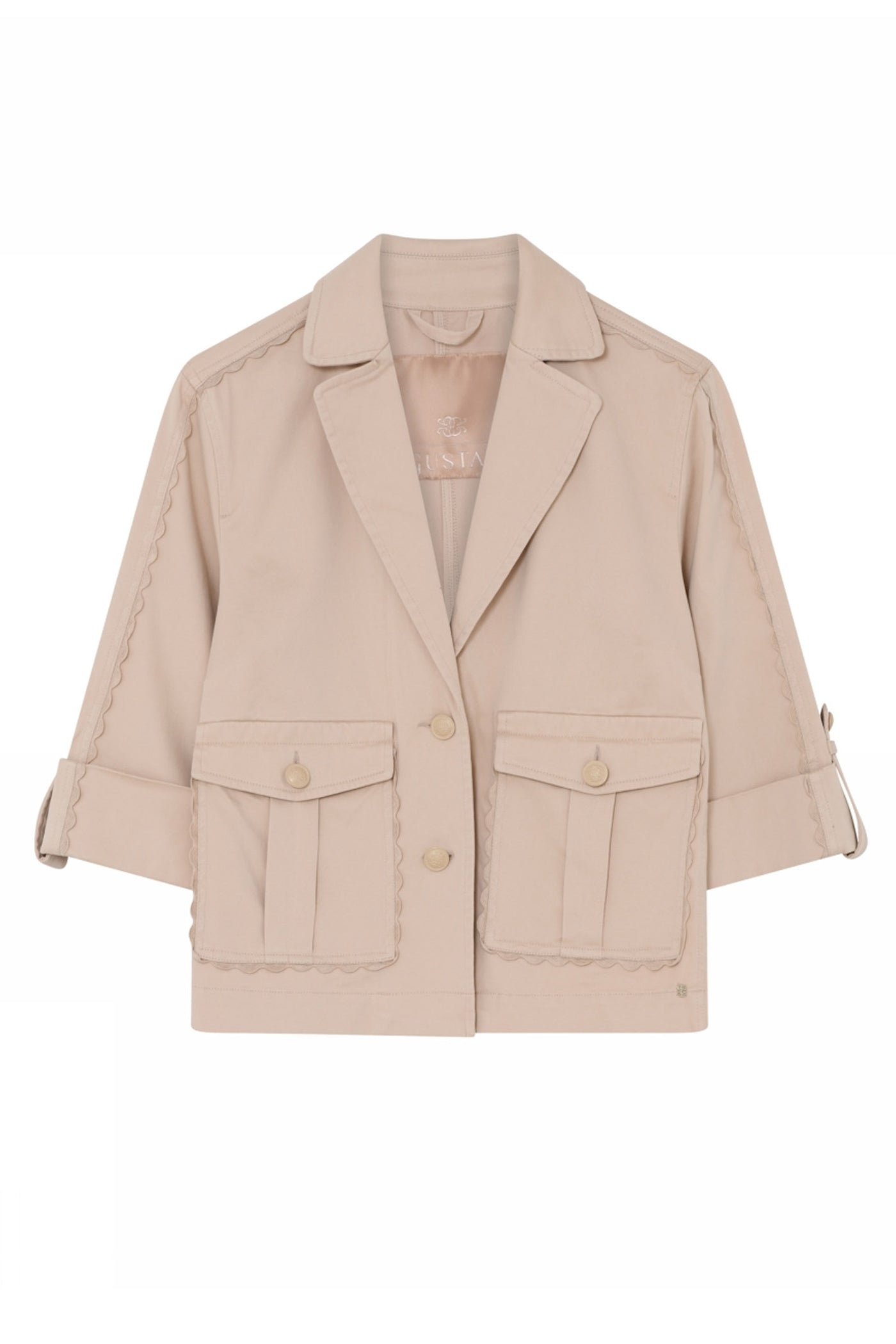 Thala, short trench coat 2033-Moonlight - 60311/6560