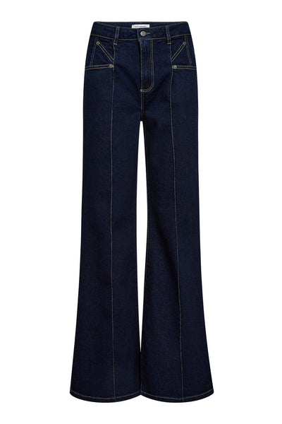 TheoCC Wide LL Jeans 555-Dark denim - 31652 Thumbnail