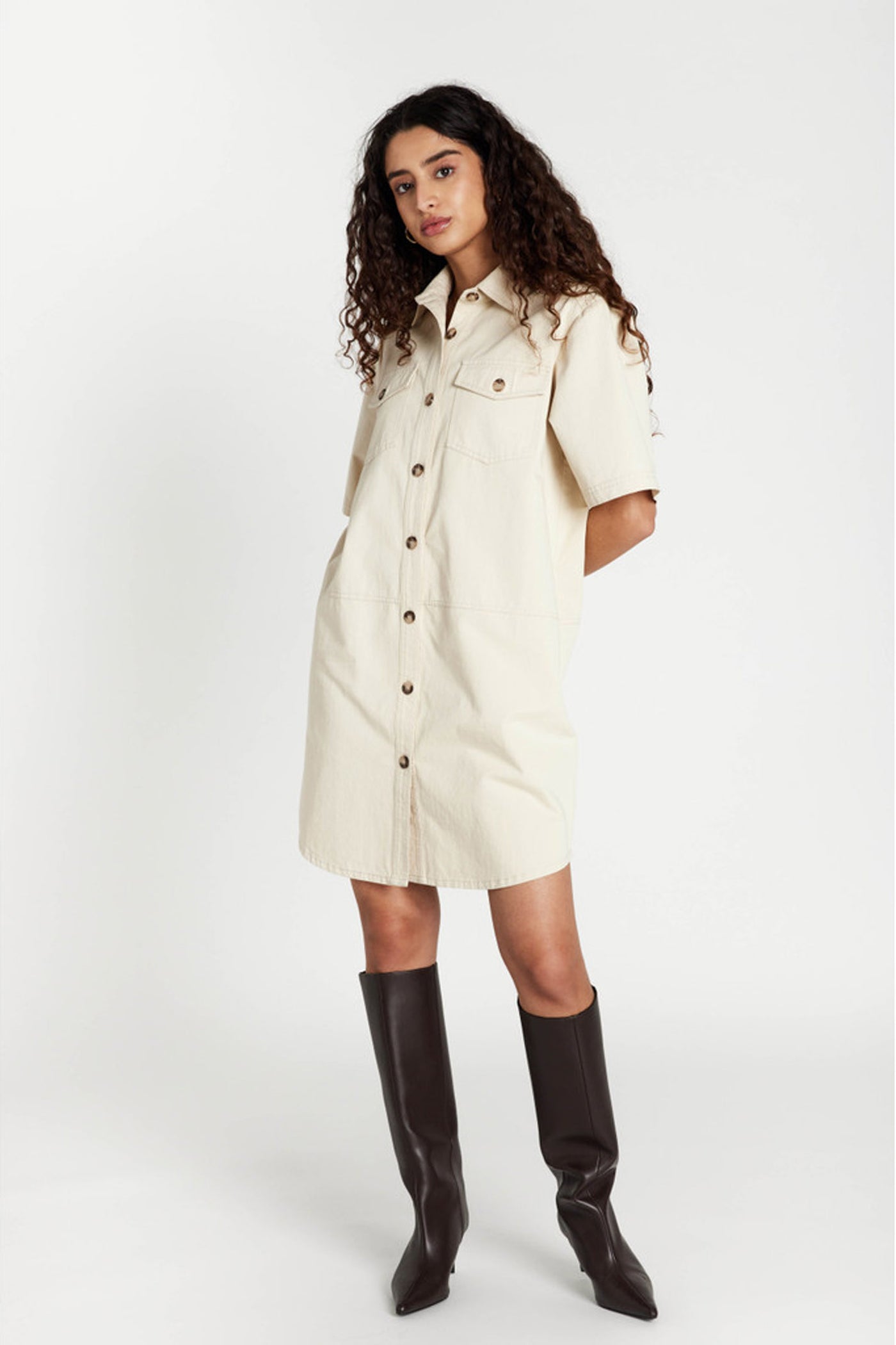 ThrinaxBBZigate dress .Sand - BBW5013