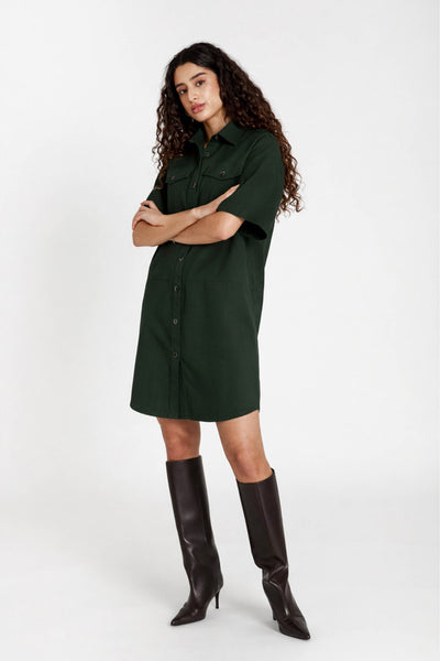 ThrinaxBBZigate dress Dark green - BBW5013 Thumbnail