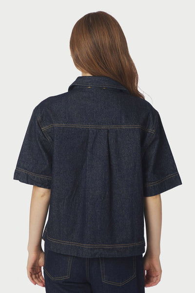 Tiki Denim Shirt DARK BLUE - 164303 Thumbnail