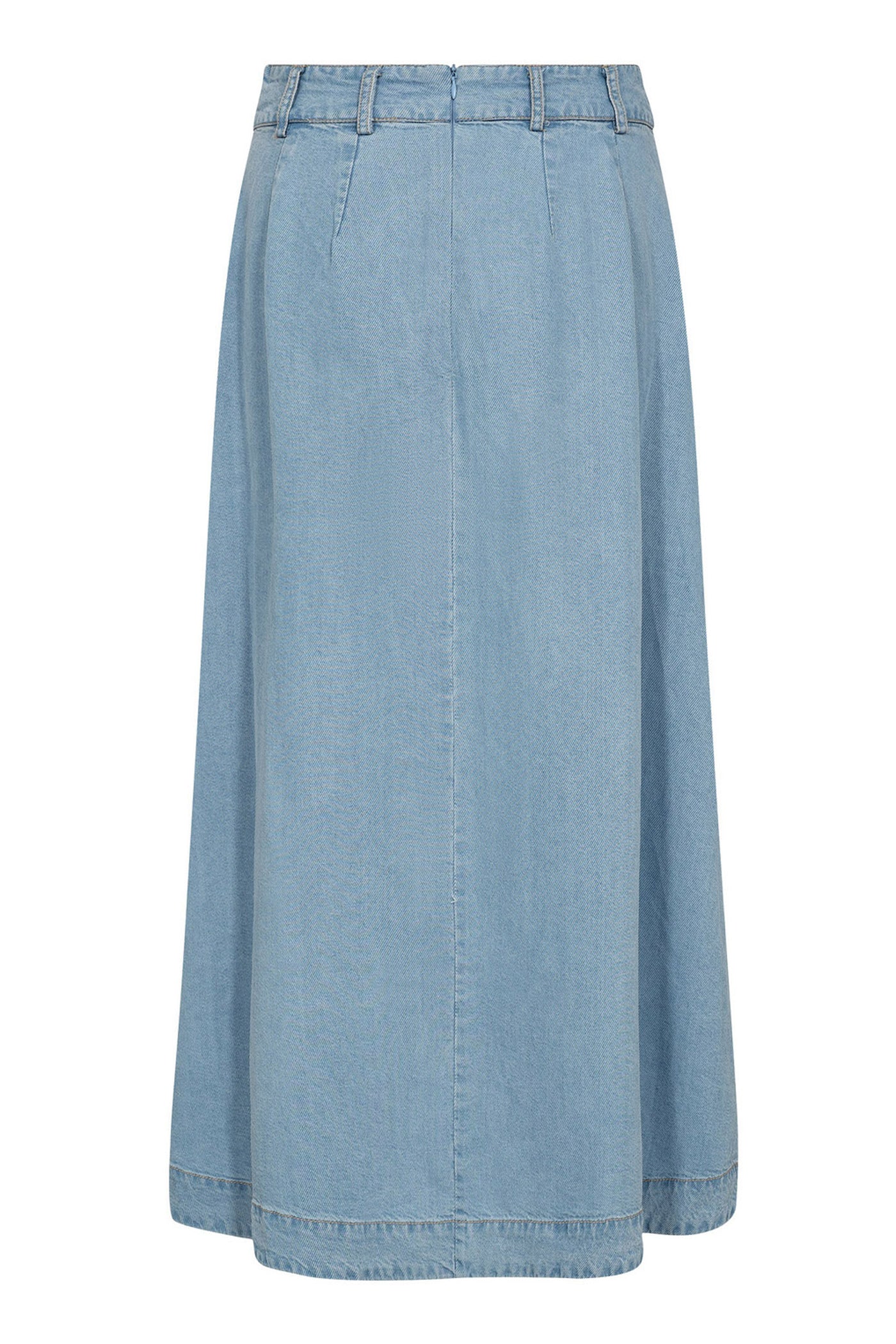 TillyCC Anya Pleat Skirt 114-Fade Denim - 44017