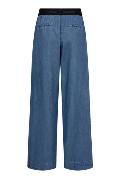 TillyCC Logo Pant 552-Denim blue - 41075 Thumbnail