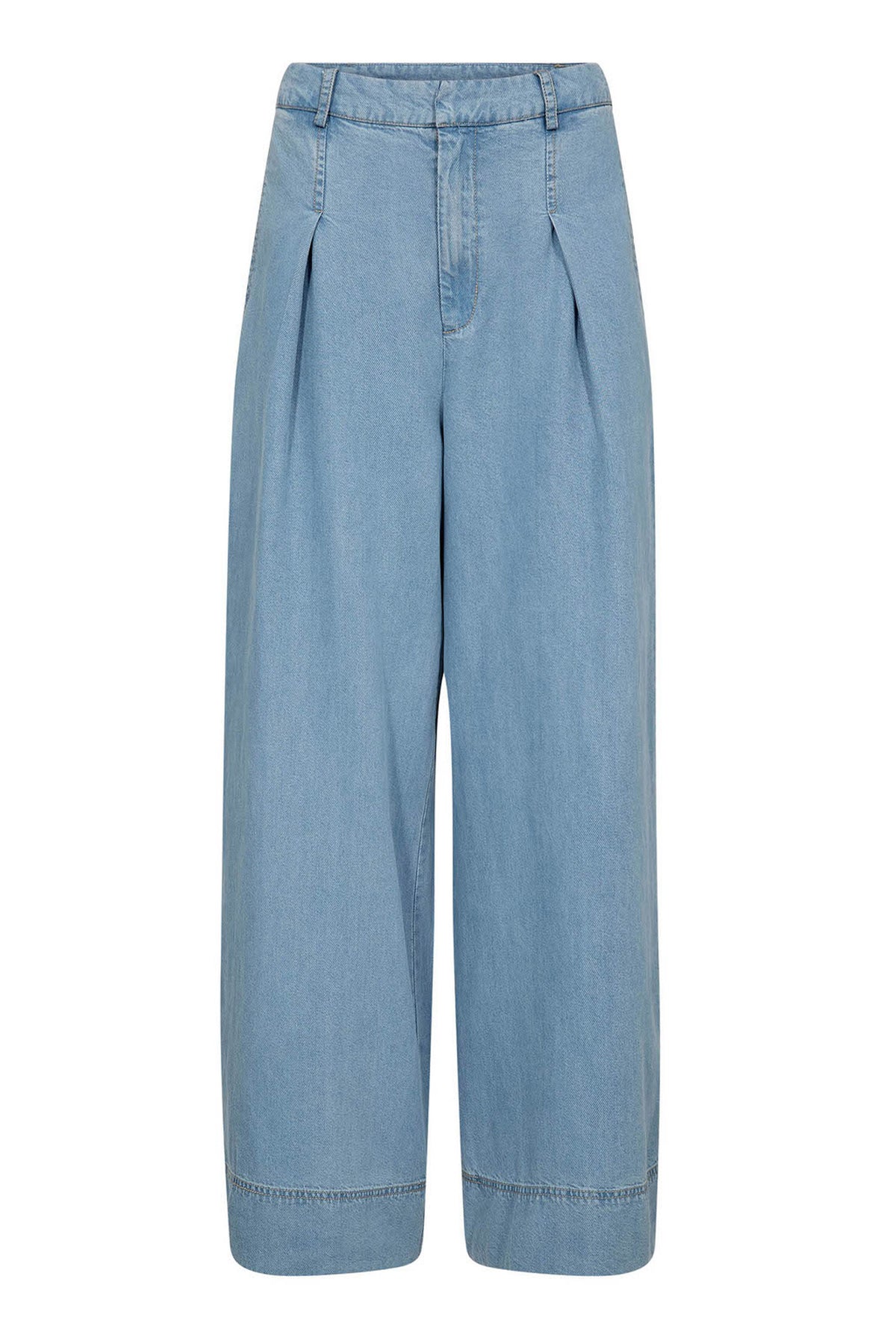 TillyCC Pleat LL Pant 114-Fade Denim - 41158