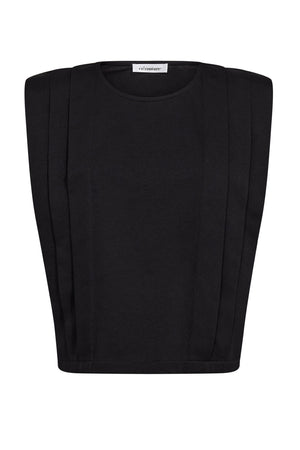 ZelliCC Padded Pleat Top 96-Black - 45151
