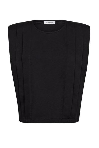 ZelliCC Padded Pleat Top 96-Black - 45151 Thumbnail
