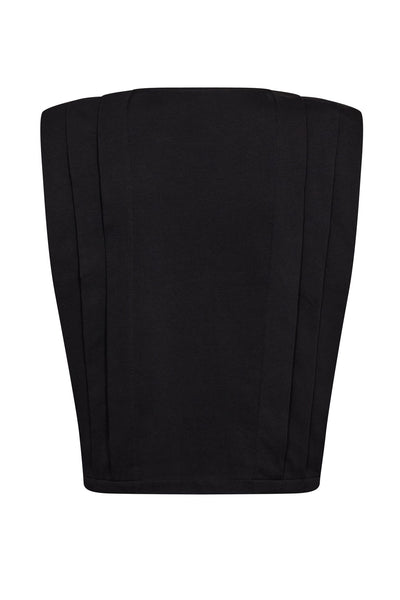 ZelliCC Padded Pleat Top 96-Black - 45151 Thumbnail
