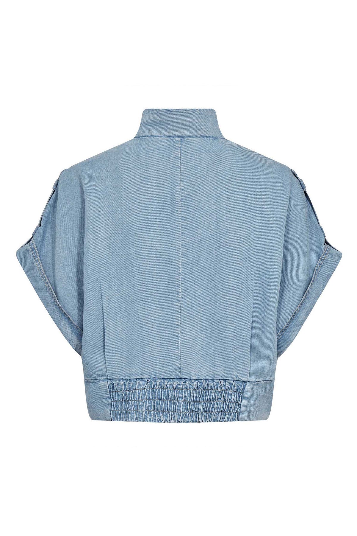 TillyCC Vest 114-Fade Denim - 40050
